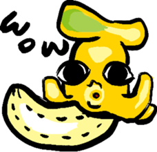 Great knights love to eat big bananas. sticker #778503