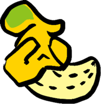 Great knights love to eat big bananas. sticker #778505