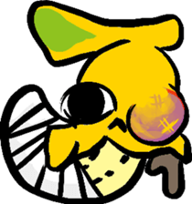 Great knights love to eat big bananas. sticker #778506