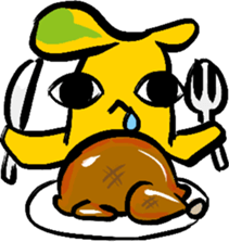 Great knights love to eat big bananas. sticker #778508