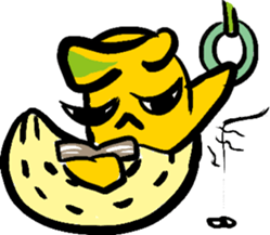 Great knights love to eat big bananas. sticker #778510