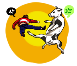 3 Pigs 1 Cow sticker #779045