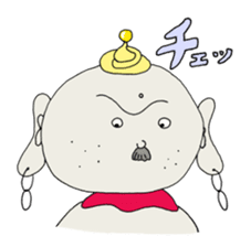 Mustache Ksitigarbha sticker #779453