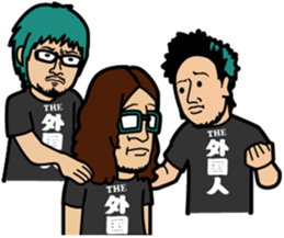 THE GAIKOKUJIN's lololololol stamps sticker #779664