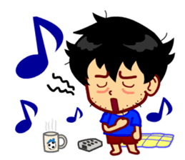 Home Supporter <soccer> Blue2 sticker #779723