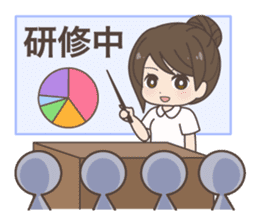 Daily life of a nurse. Japanese version. sticker #781069