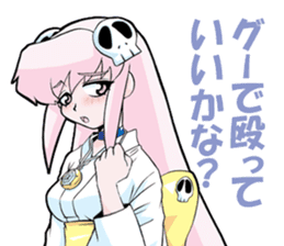 Yukata & shrine maiden summer festival sticker #781106