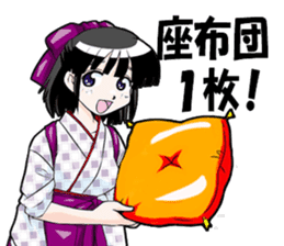 Yukata & shrine maiden summer festival sticker #781109