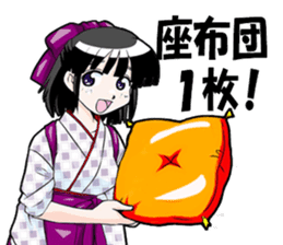 Yukata & shrine maiden summer festival sticker #781109