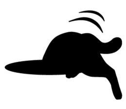 Loose cat sticker #781216