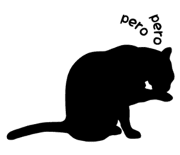 Loose cat sticker #781230