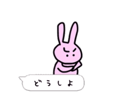 The talking rabbit sticker #781276