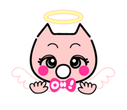 angel and devil sticker #781315