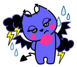 angel and devil sticker #781332