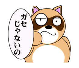 Raccoon dog of the entertainment world sticker #782411