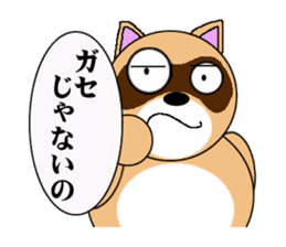 Raccoon dog of the entertainment world sticker #782411