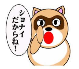 Raccoon dog of the entertainment world sticker #782416