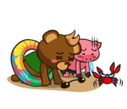Good friends animals - Summer sticker #782584