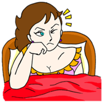 Tsundere mom sticker #783206