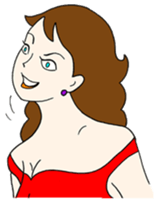 Tsundere mom sticker #783221