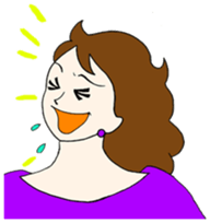 Tsundere mom sticker #783229