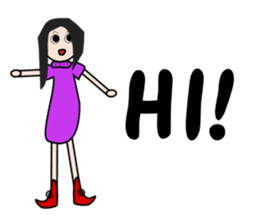 English with Lina: (2) Greetings sticker #783672