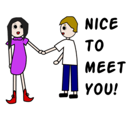 English with Lina: (2) Greetings sticker #783681