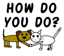 English with Lina: (2) Greetings sticker #783682