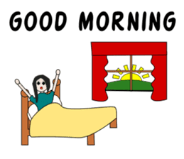 English with Lina: (2) Greetings sticker #783683