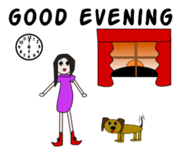 English with Lina: (2) Greetings sticker #783685