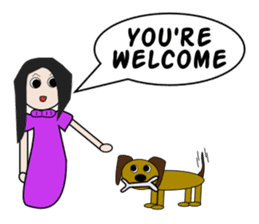 English with Lina: (2) Greetings sticker #783700