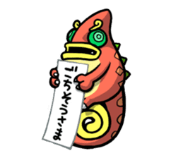 Gourmet Creature Mogumon  got food? sticker #784082