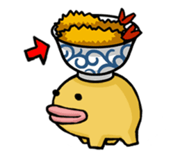 Gourmet Creature Mogumon  got food? sticker #784099