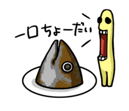 Gourmet Creature Mogumon  got food? sticker #784103