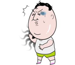 tamamochi man sticker #784405