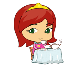 my prince & princess sticker #784935