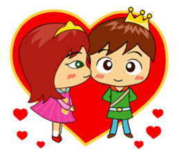 my prince & princess sticker #784950