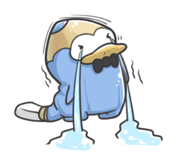 Pencil Raccoon sticker #785354