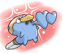 Pencil Raccoon sticker #785356