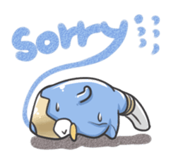 Pencil Raccoon sticker #785357