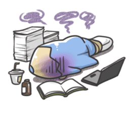 Pencil Raccoon sticker #785377