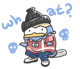 Pencil Raccoon sticker #785380