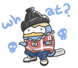 Pencil Raccoon sticker #785380