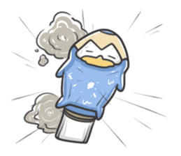 Pencil Raccoon sticker #785386