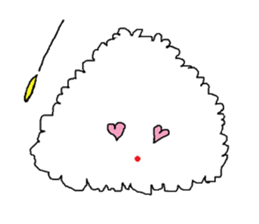 onigiri girlfriend in love sticker #785882