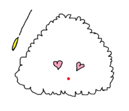 onigiri girlfriend in love sticker #785882
