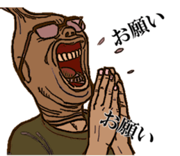 Pantyhose Face 2 sticker #786058