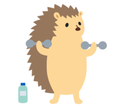 hedgehog hurry sticker #786922