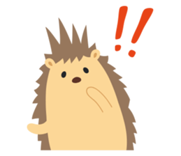 hedgehog hurry sticker #786925