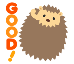 hedgehog hurry sticker #786926
